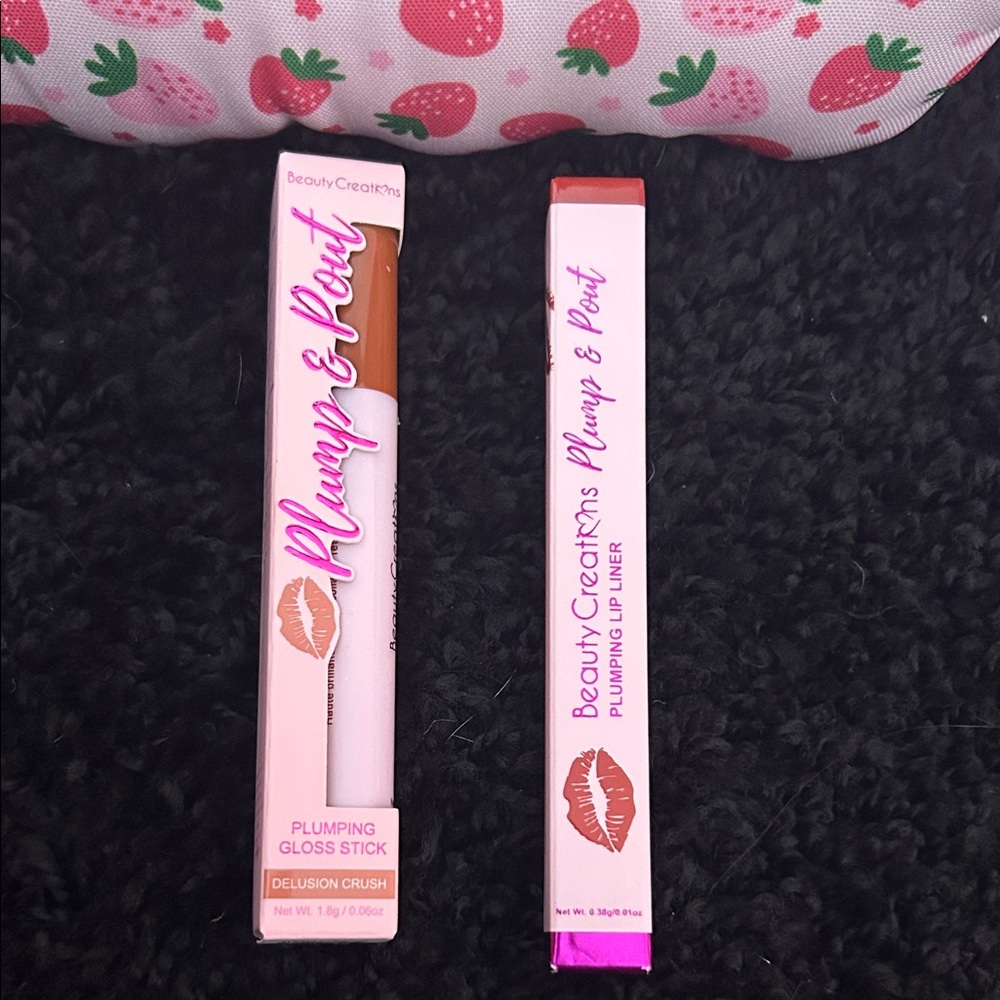 Beauty Creations Plump & Pout Plumping Lip Duo in Delusion Crush (Pink)